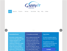 Tablet Screenshot of garryitsolutions.ie